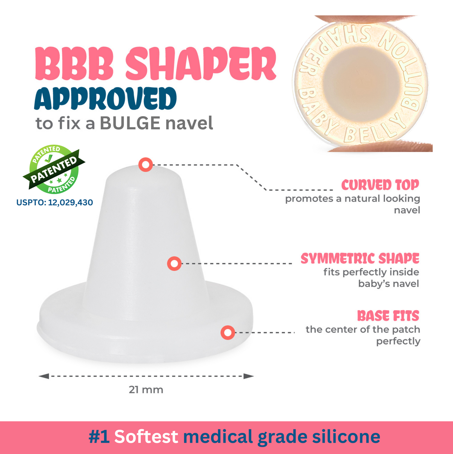 Baby Belly Button Shaper - Plug