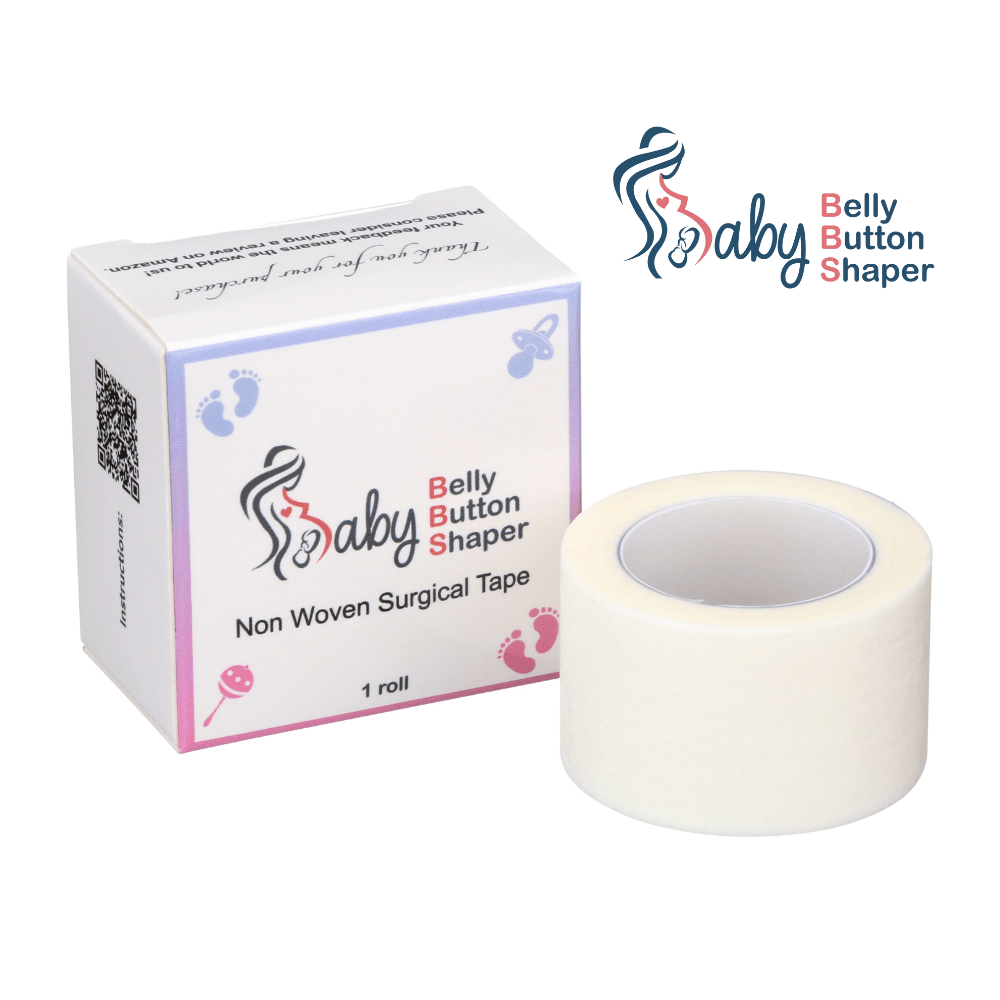 Baby Belly Button Shaper Medical Paper Tape With 10 Yards of 1 Inch Thick - Baby Belly Button Shaper