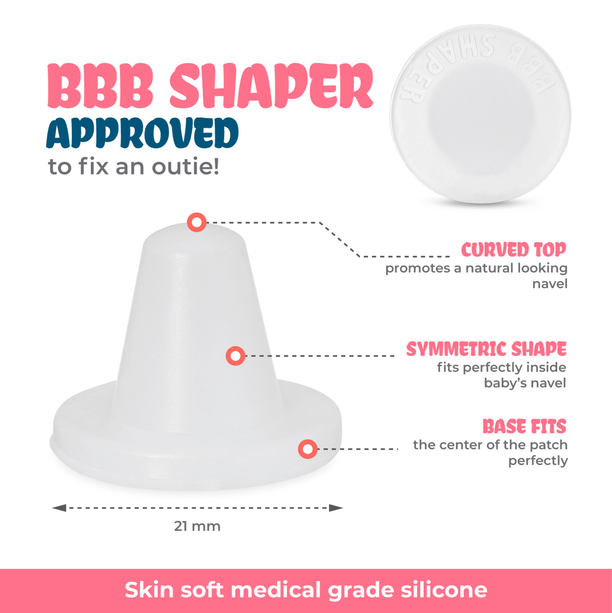 BBB Shaper - Plug - Baby Belly Button Shaper